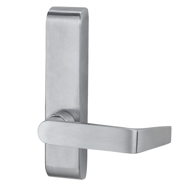 Electrified Lever Trim with Blank Escutcheon, Fail Safe, 06 Lever Style, Satin Chrome Finish, Left H